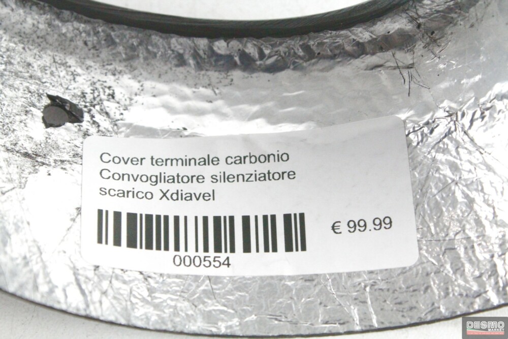 Cover terminale carbonio Convogliatore silenziatore scarico Xdiavel