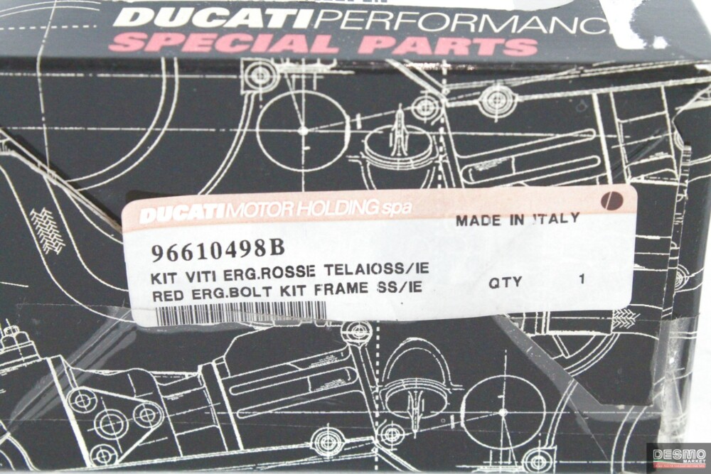 Kit viti telaio in ergal rosse ducati performance per ducati supersport i.e