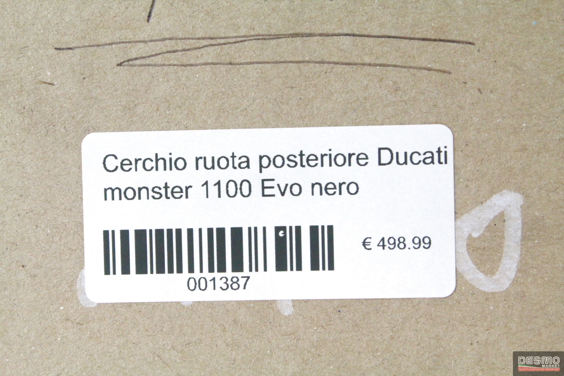 Rear wheel black Ducati monster 1100 evo - Desmo Market