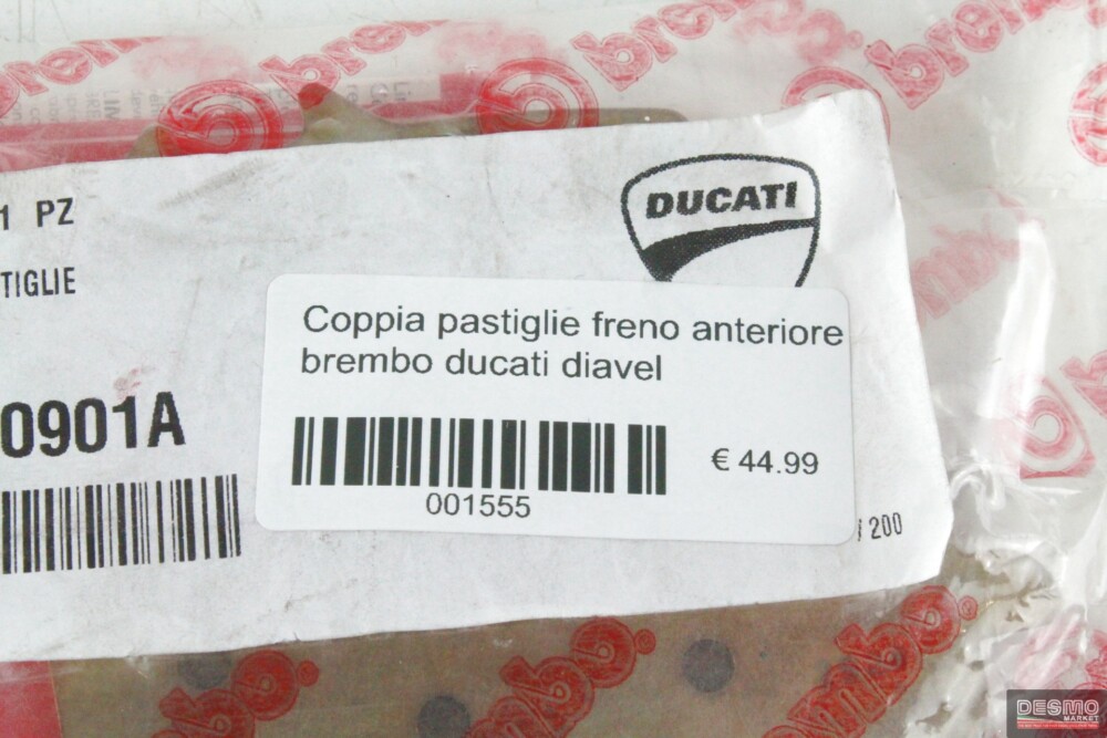 Coppia pastiglie freno anteriore brembo ducati diavel