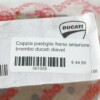 Coppia pastiglie freno anteriore brembo ducati diavel