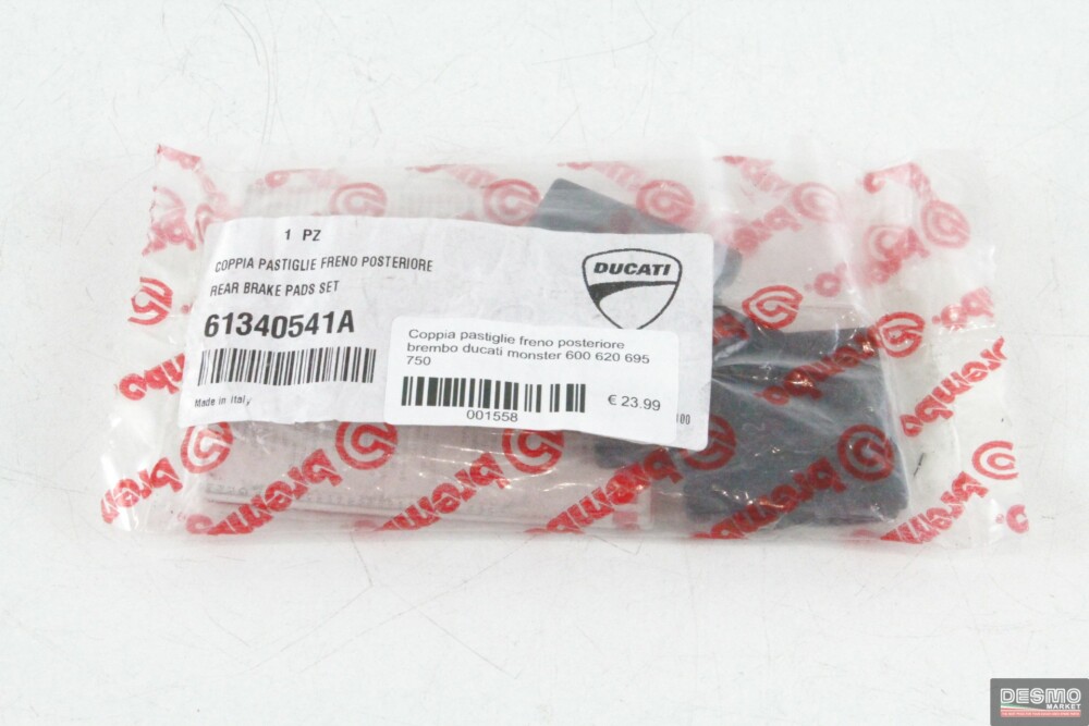 Coppia pastiglie freno posteriore brembo ducati monster 600 620 695 750