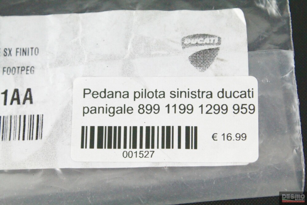 Pedana pilota sinistra ducati panigale 899 1199 1299 959