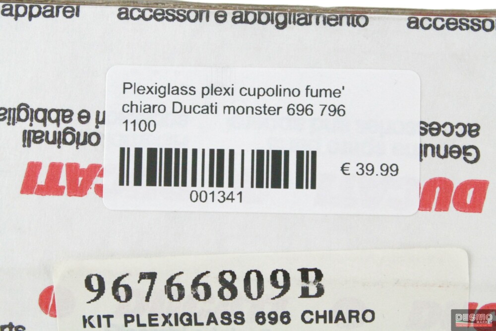 Plexiglass plexi cupolino fume’ chiaro Ducati monster 696 796 1100