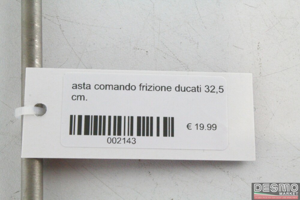 asta comando frizione ducati 32,5 cm.