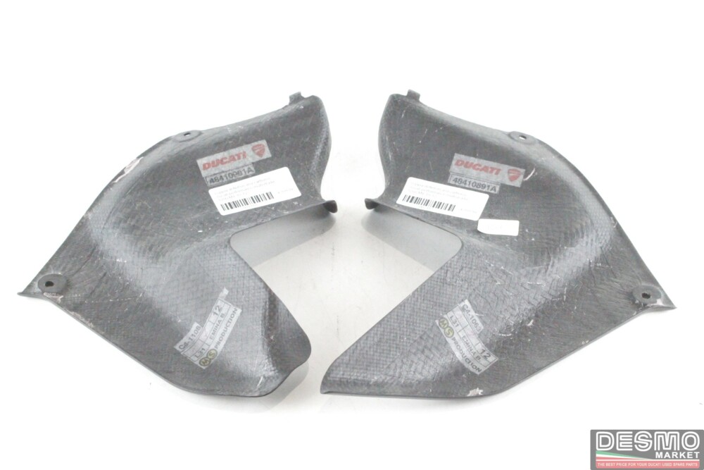 coppia deflettori aria carbonio ducati performance multistrada 1200 MY 10-12