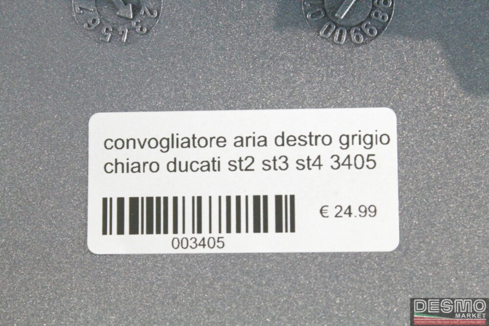 convogliatore aria destro grigio chiaro ducati st2 st3 st4 3405