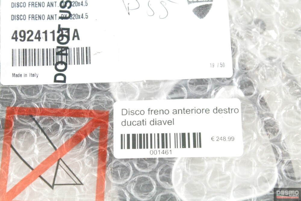 Disco freno anteriore destro ducati diavel