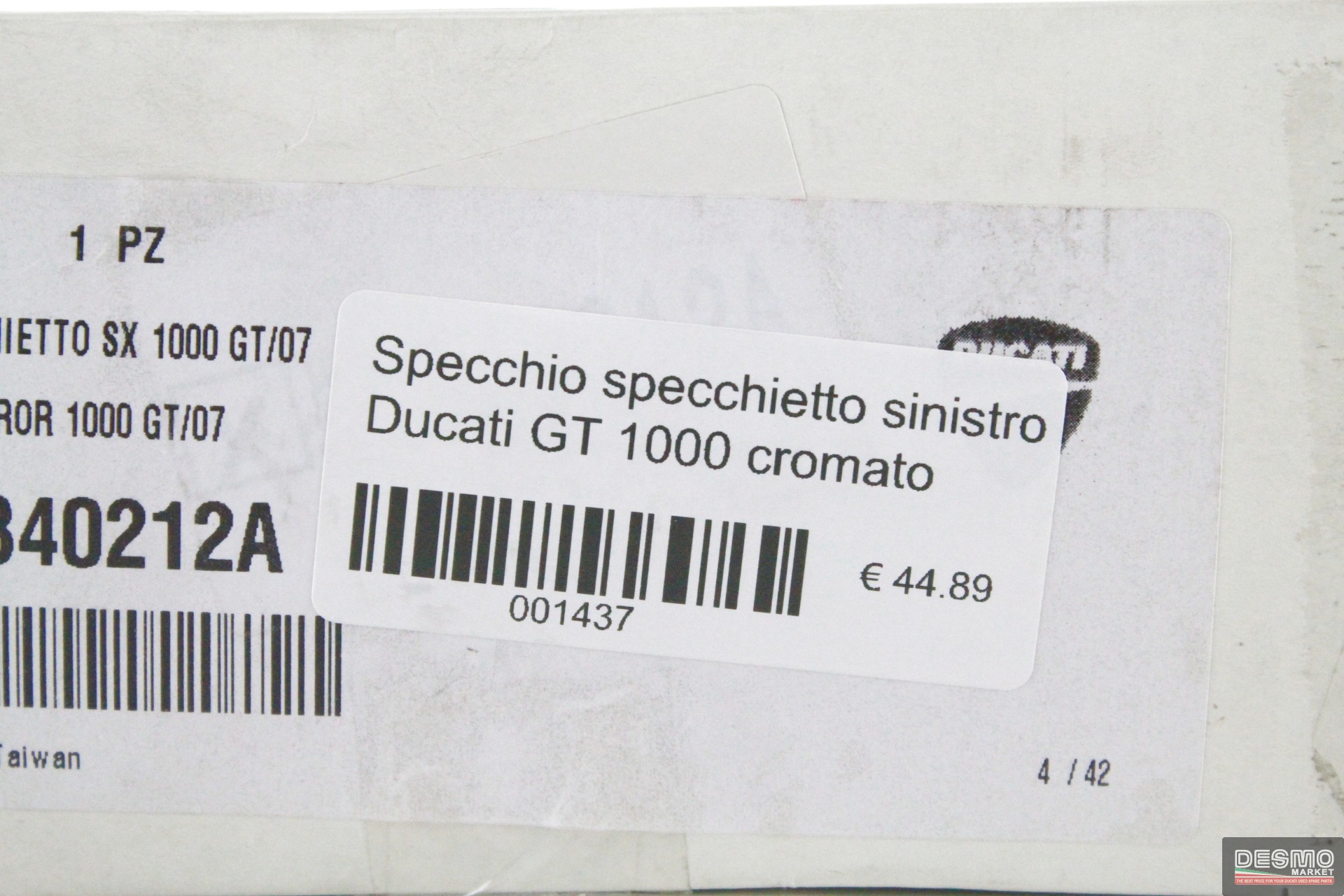 Specchio specchietto sinistro Ducati GT 1000 cromato
