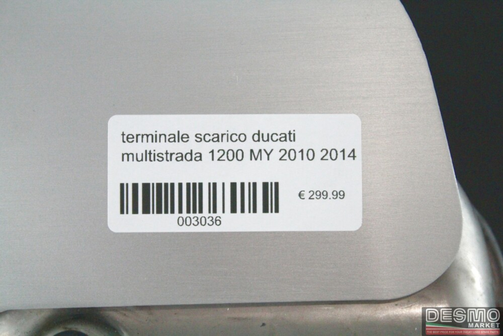 terminale scarico ducati multistrada 1200 MY 2010 2014