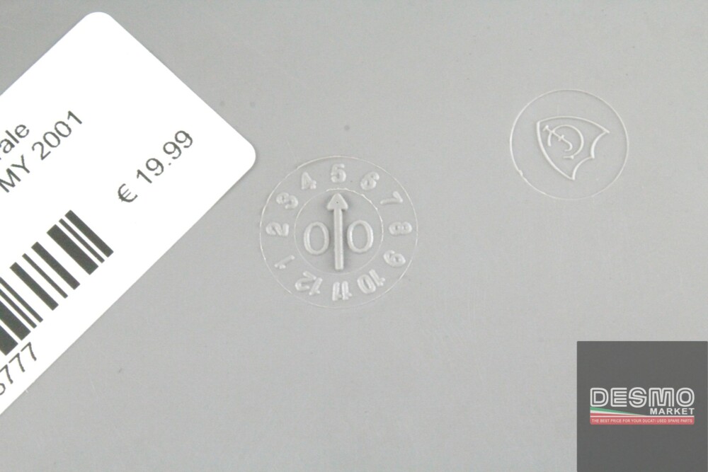 cartella copri cinghie centrale grigio chiaro ducati 748 MY 2001 2002 3777