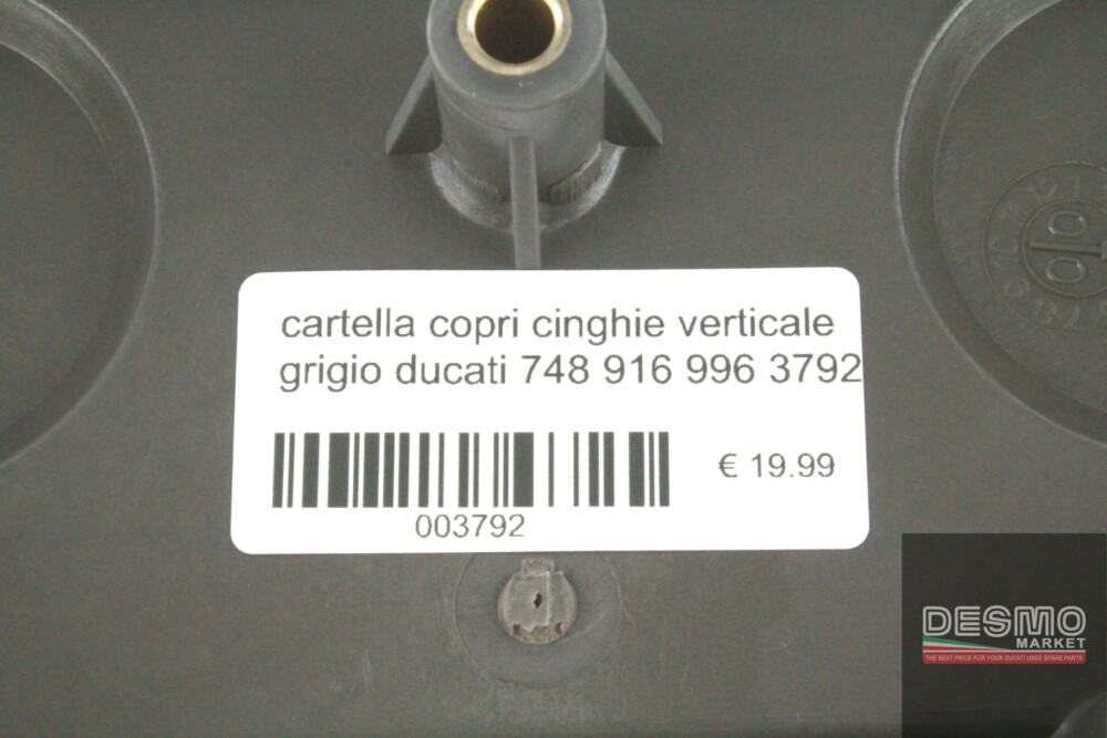 cartella copri cinghie verticale grigio ducati 748 916 996 3792