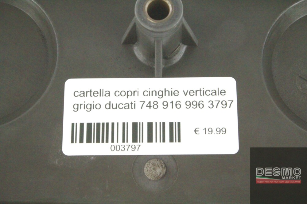 cartella copri cinghie verticale grigio ducati 748 916 996 3797