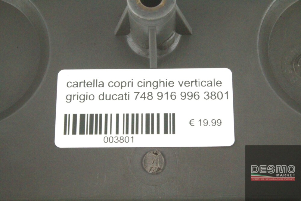 cartella copri cinghie verticale grigio ducati 748 916 996 3801