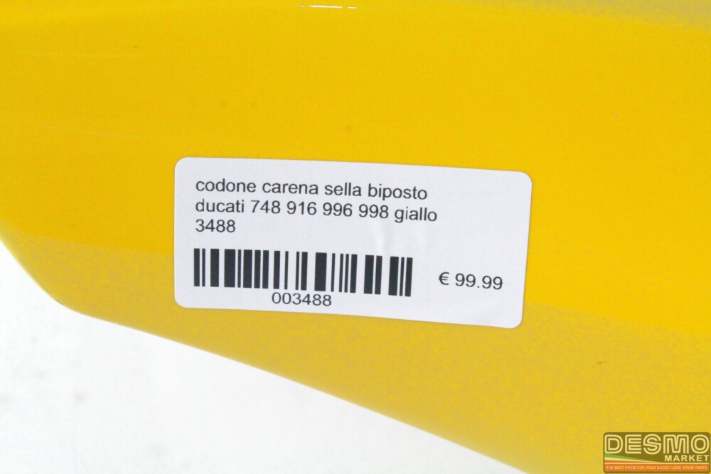 codone carena sella biposto ducati 748 916 996 998 giallo 3488