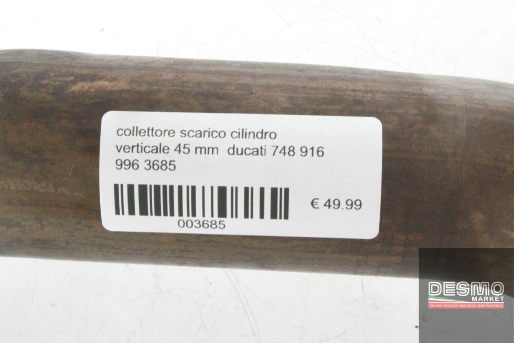 collettore scarico cilindro verticale 45 mm  ducati 748 916 996 3685