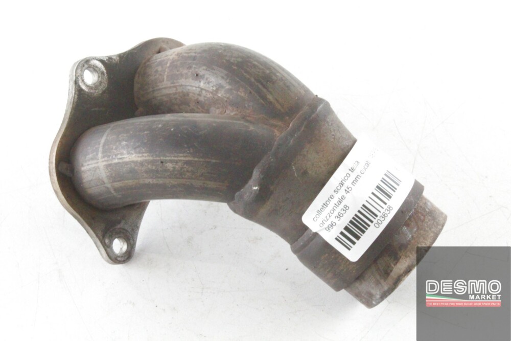 collettore scarico testa orizzontale 45 mm ducati 748 916 996 3638
