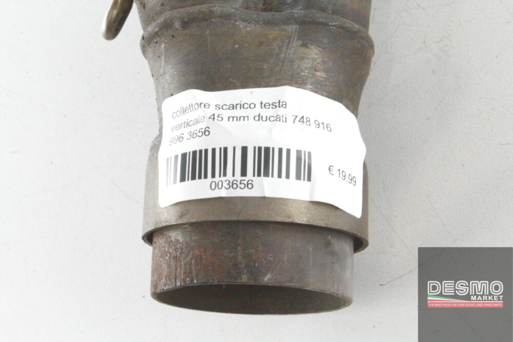 collettore scarico testa verticale 45 mm ducati 748 916 996 3656