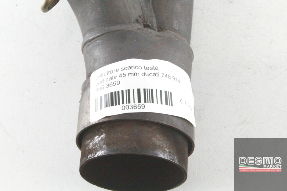Vertical head collector exhaust pipe ducati 748 916 996 3659 - Image 5