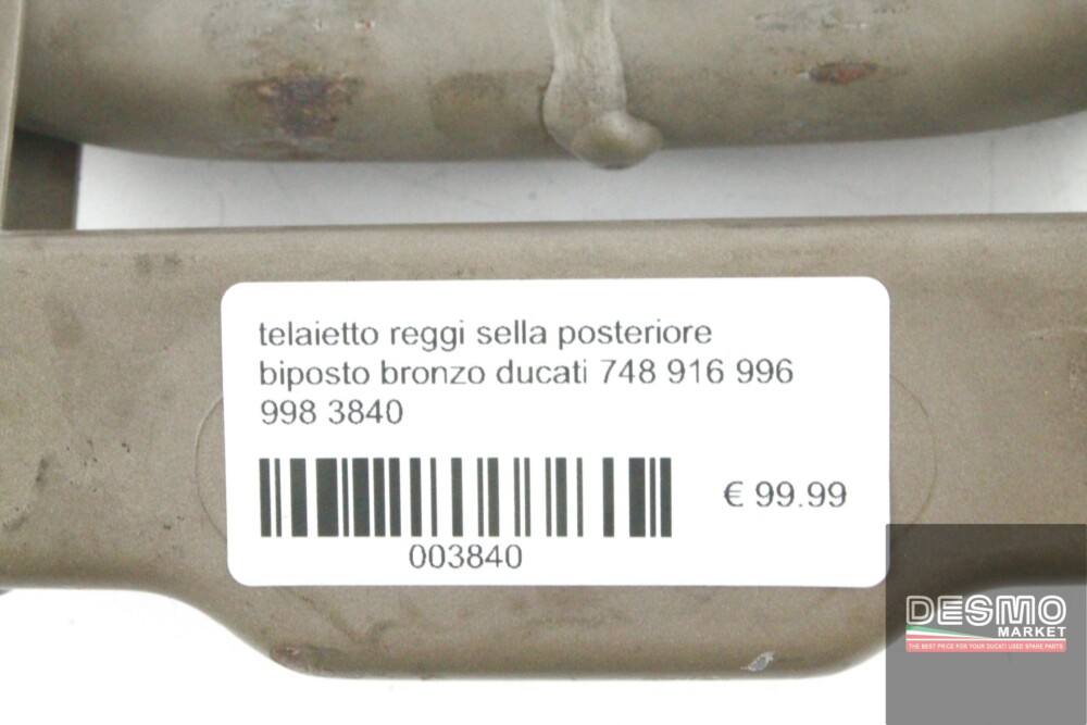 telaietto reggi sella posteriore biposto bronzo ducati 748 916 996 998 3840