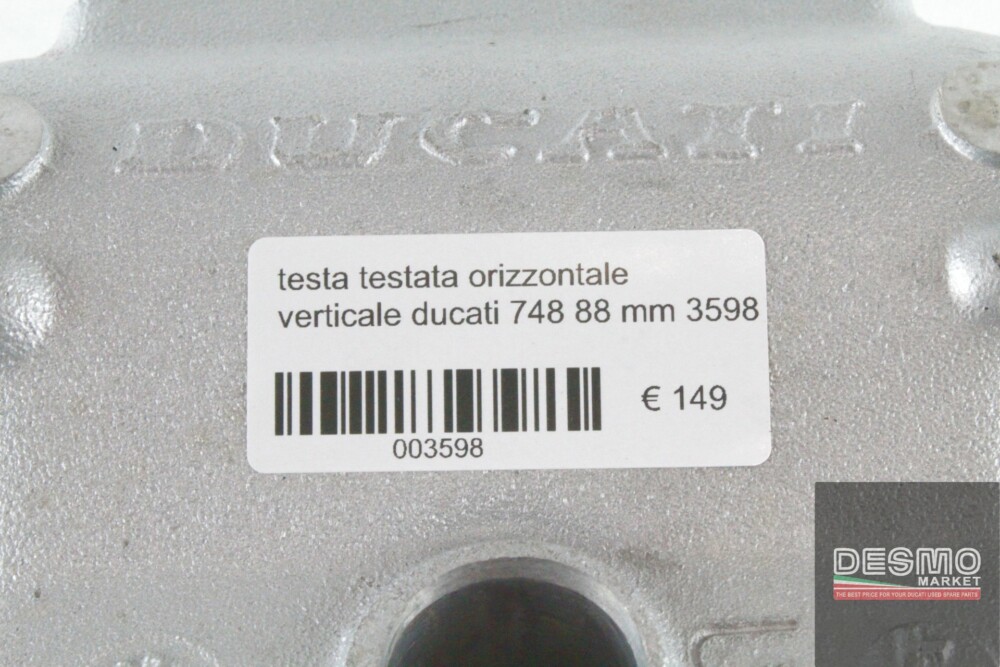 testa testata orizzontale verticale ducati 748 88 mm 3598