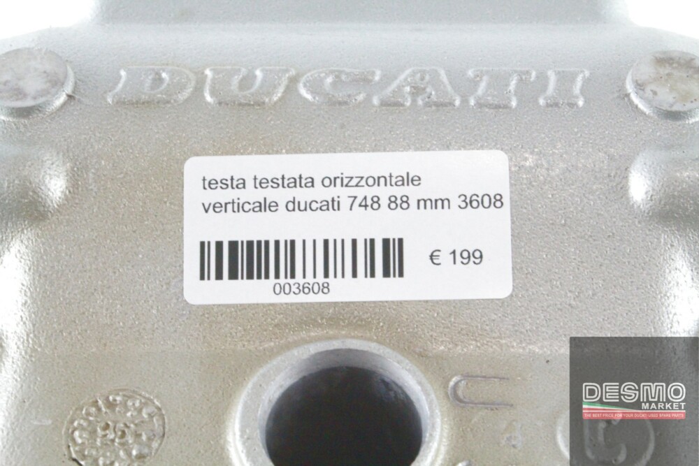 testa testata orizzontale verticale ducati 748 88 mm 3608