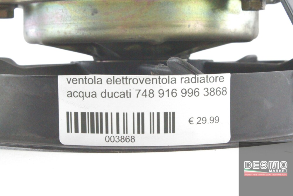 ventola elettroventola radiatore acqua ducati 748 916 996 3868