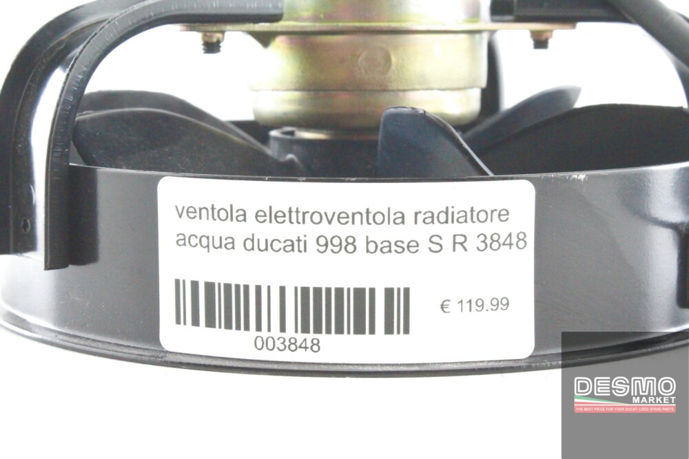 ventola elettroventola radiatore acqua ducati 998 base S R 3848