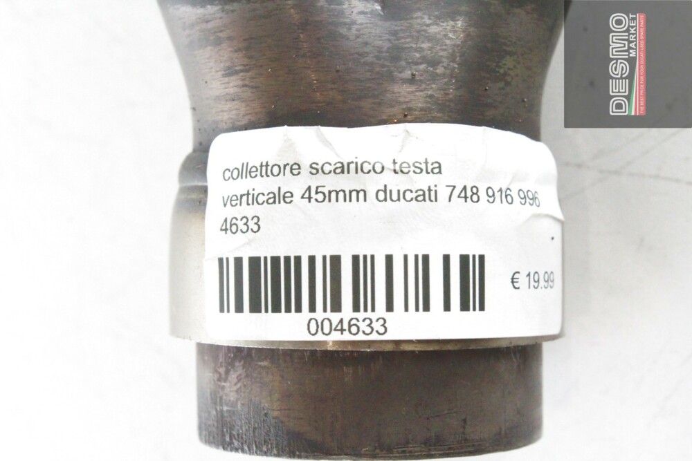 collettore scarico testa verticale 45mm ducati 748 916 996 4633