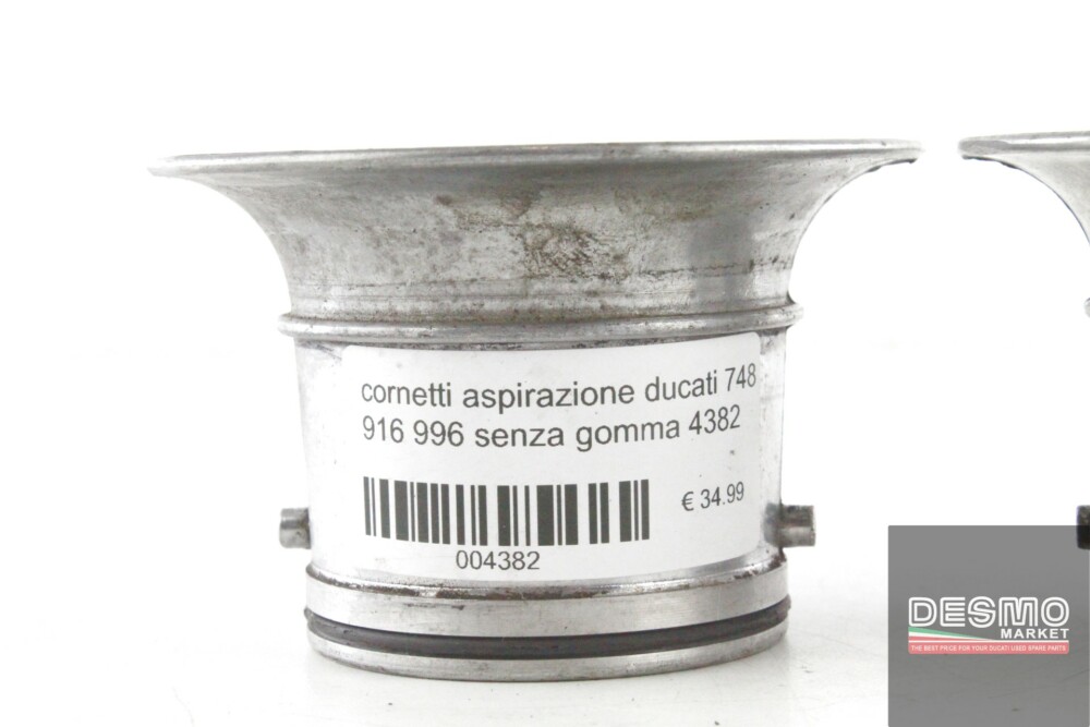 cornetti aspirazione ducati 748 916 996 senza gomma 4382