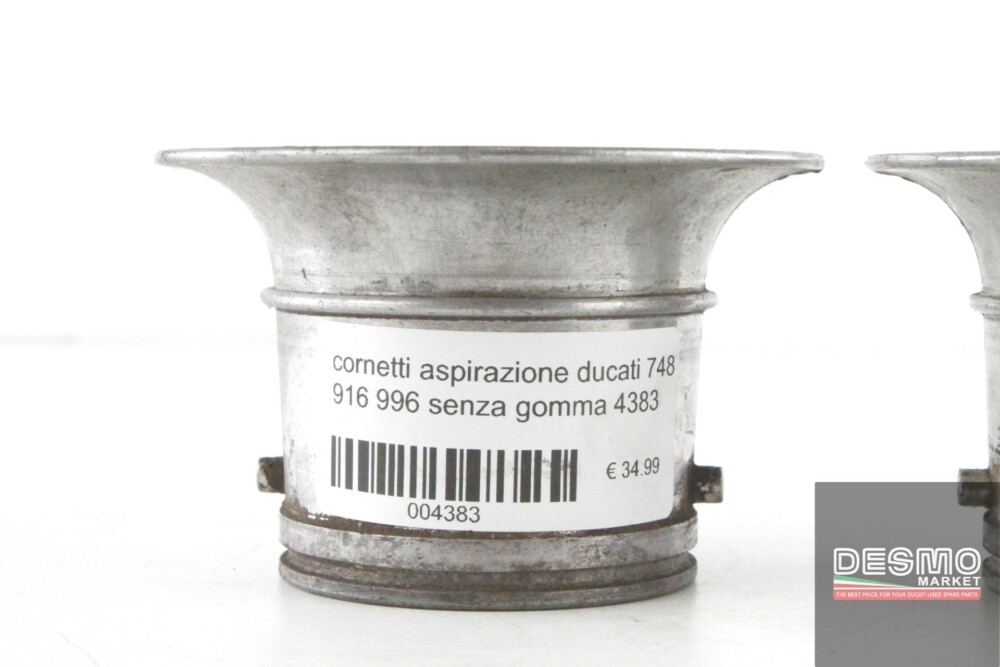 cornetti aspirazione ducati 748 916 996 senza gomma 4383