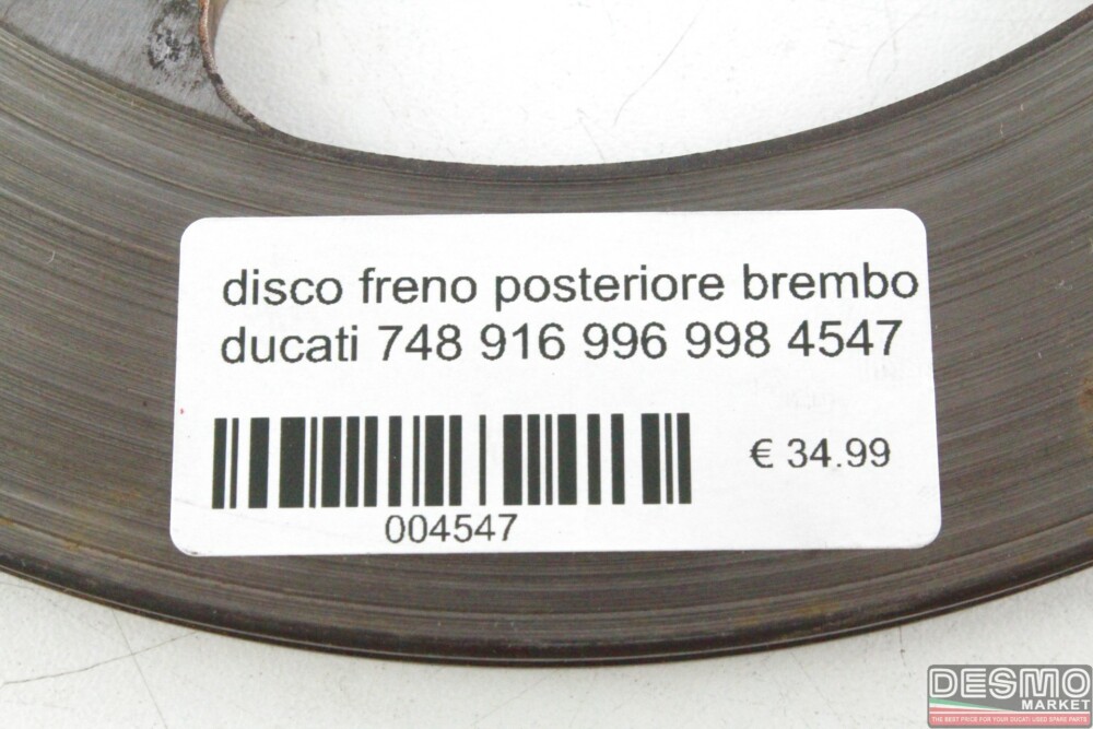 disco freno posteriore brembo ducati 748 916 996 998 4547