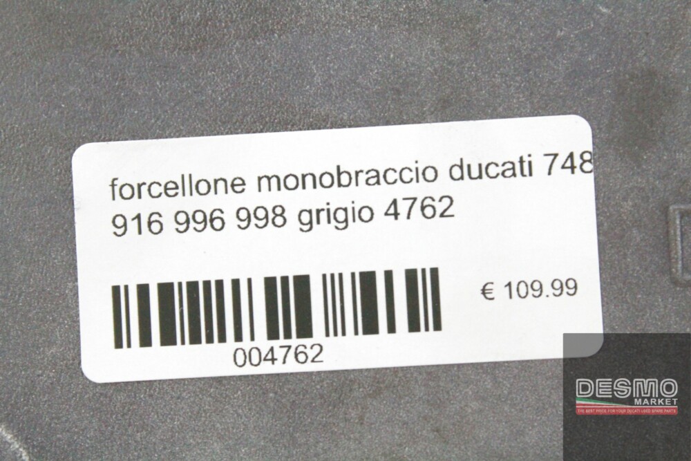forcellone monobraccio ducati 748 916 996 998 grigio 4762