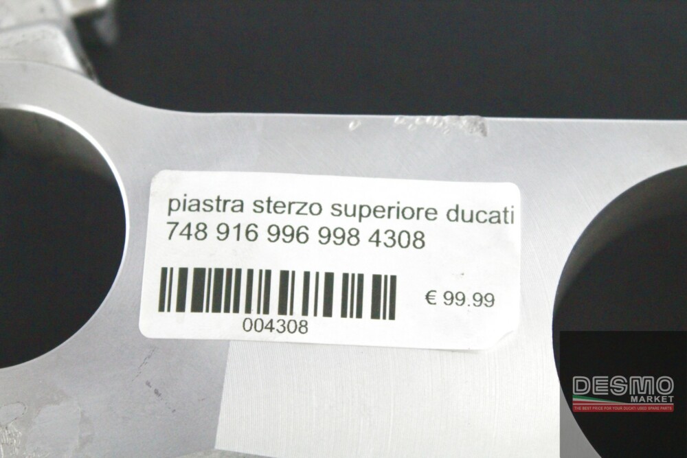 piastra sterzo superiore ducati 748 916 996 998 4308