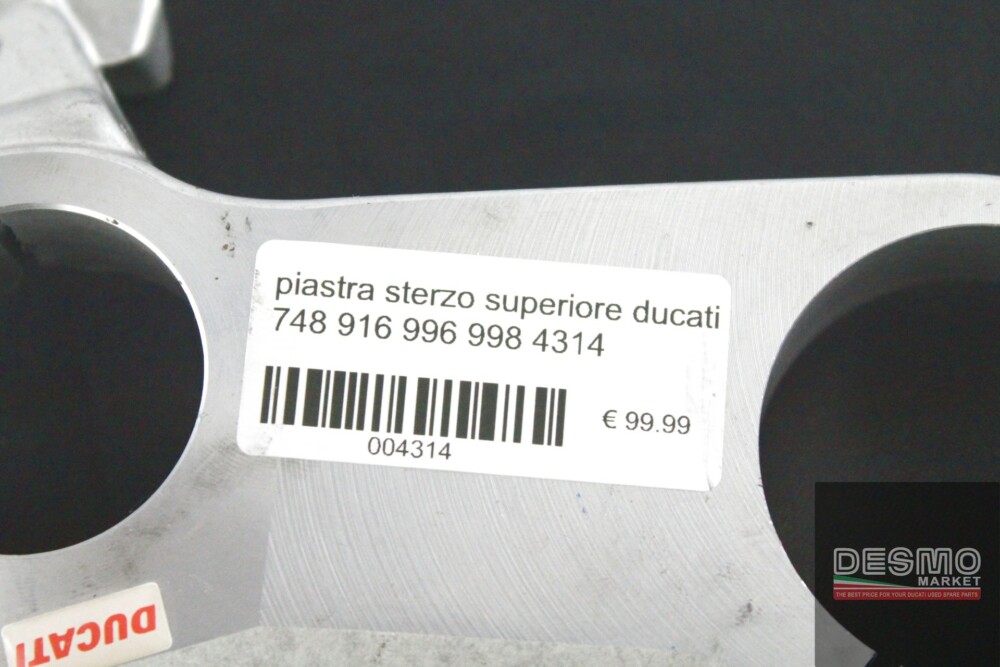 piastra sterzo superiore ducati 748 916 996 998 4314