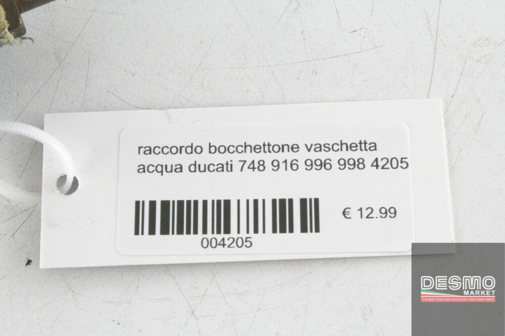 raccordo bocchettone vaschetta acqua ducati 748 916 996 998 4205