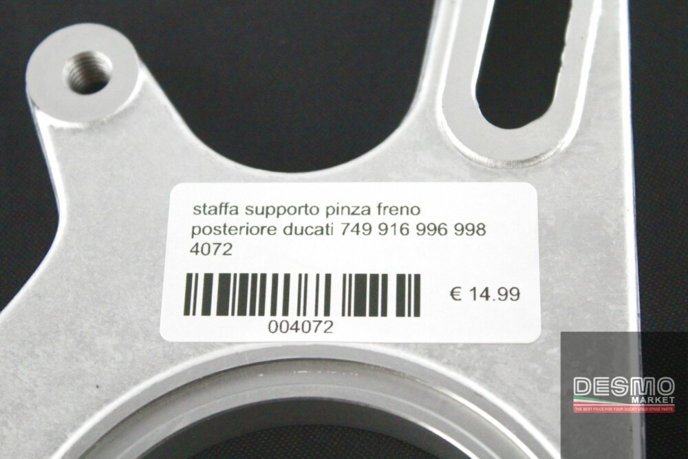 staffa supporto pinza freno posteriore ducati 749 916 996 998 4072