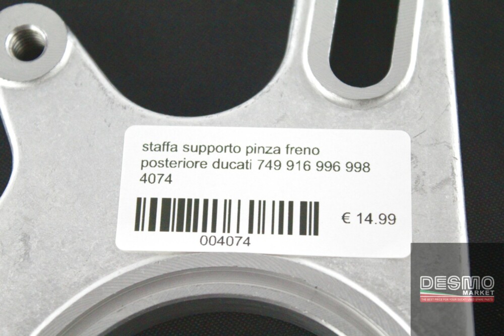 staffa supporto pinza freno posteriore ducati 749 916 996 998 4074