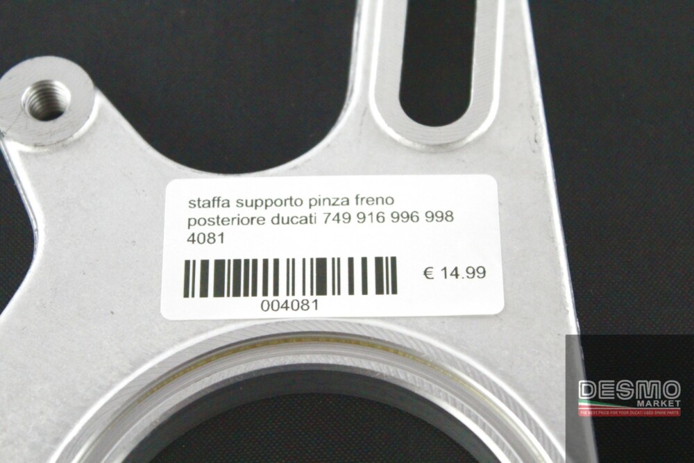 staffa supporto pinza freno posteriore ducati 749 916 996 998 4081