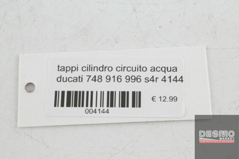 tappi cilindro circuito acqua ducati 748 916 996 s4r 4144