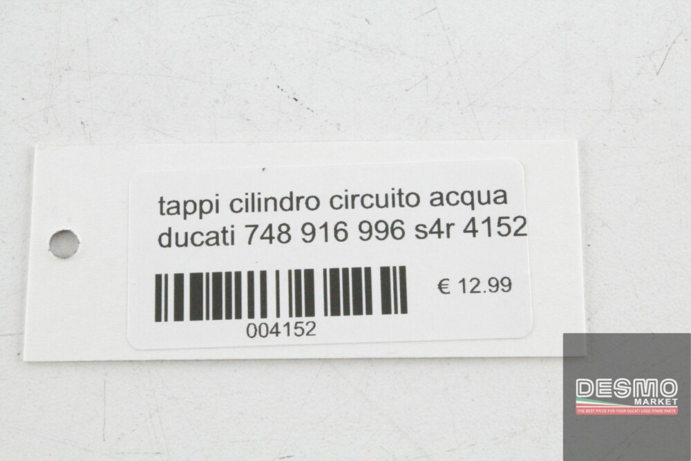 tappi cilindro circuito acqua ducati 748 916 996 s4r 4152