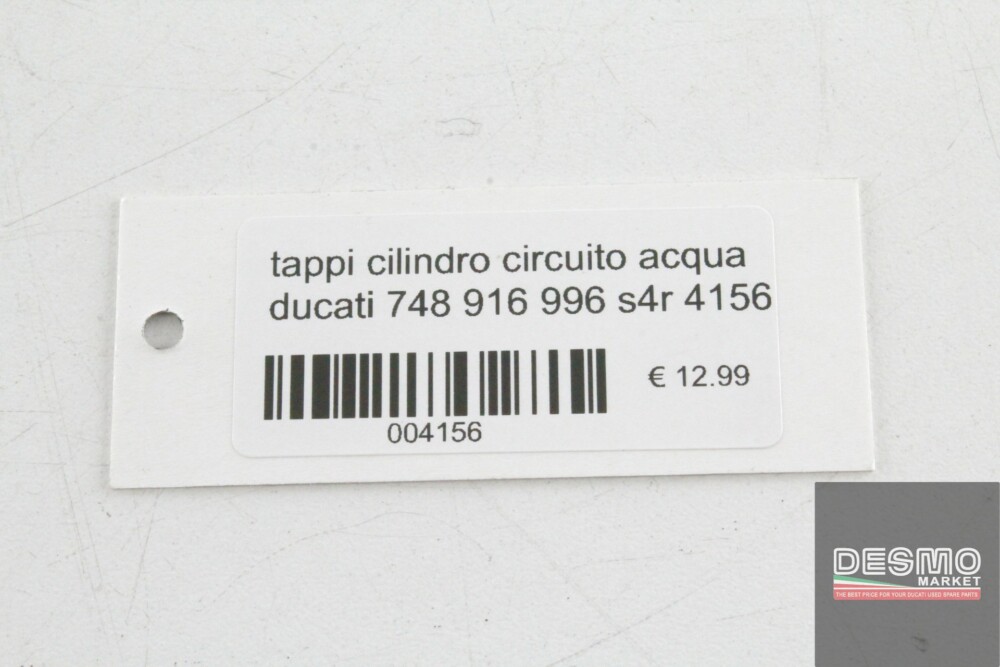 tappi cilindro circuito acqua ducati 748 916 996 s4r 4156