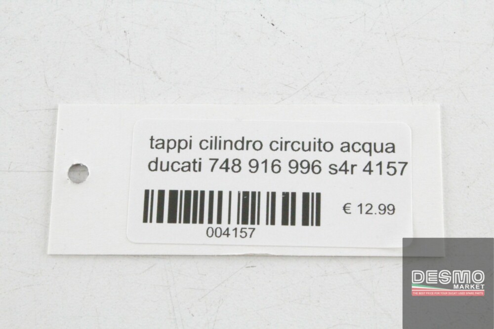 tappi cilindro circuito acqua ducati 748 916 996 s4r 4157