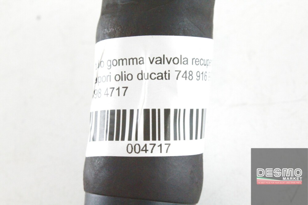 tubo gomma valvola recupero vapori olio ducati 748 916 996 998 4717