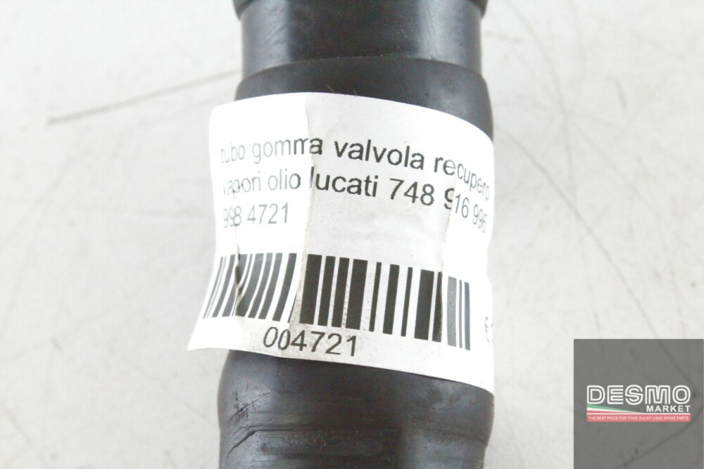 tubo gomma valvola recupero vapori olio ducati 748 916 996 998 4721