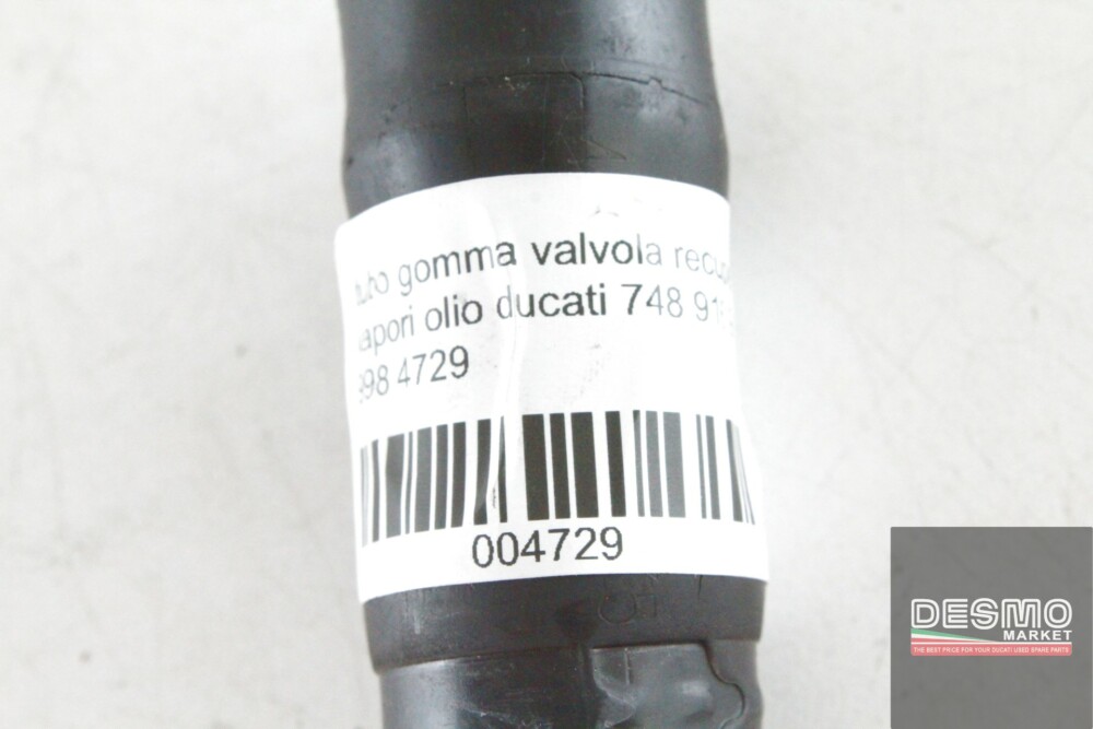 tubo gomma valvola recupero vapori olio ducati 748 916 996 998 4729