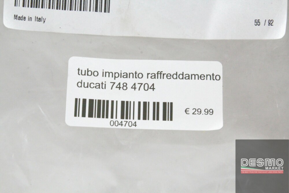 tubo impianto raffreddamento ducati 748 916 996 4704