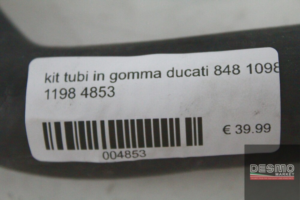 kit tubi in gomma ducati 848 1098 1198