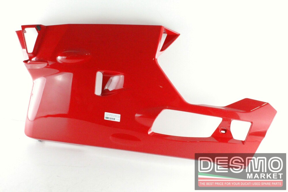 Carena inferiore sinistra rossa ducati 749 999 my 2002 2004