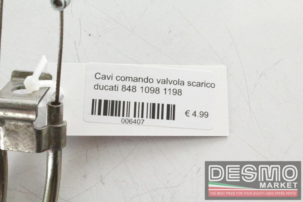 Cavi comando valvola scarico ducati 848 1098 1198